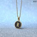 Womens Jewelry Name Initials 26 Letters Pendant Necklace A-Z Alphabet Necklaces Girls Birthday Gifts Jewelry Accessories Cologo. 