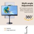 Rotating Portable Monitor Stand Height Adjustable Vesa Monitor Tablet Free Standing Low Profile Desk Mount Up To 17.3.