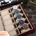Ury 10 Grids Wooden Wrist Watch Display Box Jewelry Storage Organizer Case. 