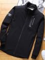 New Stylish  Black Bonded Jacket For Men - Jacket. 