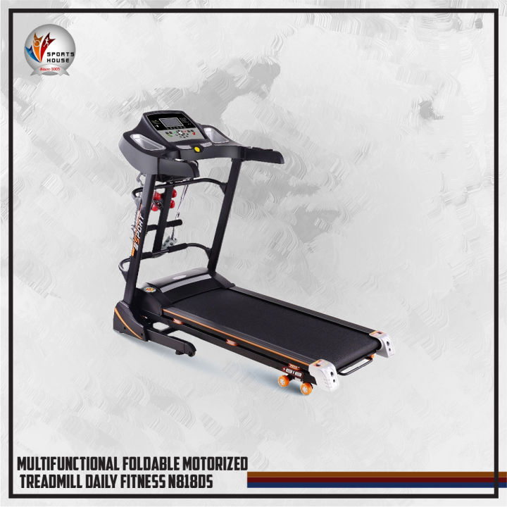 Multifunctional Foldable motorized treadmill Daily Fitness N818DS