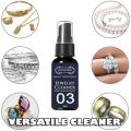 Versatile Jewelry Cleaner Anti-Tarnish Quick Jewellery Cleaning Spray for Watch Diamond Silver Gold Jewelry All-Purpose Cleaner Household Cleaning Chemicals- Avant-garde. 