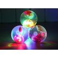 Led Light Flashing Luminous Ball/water Rubber Bouncing Ball for kids. 