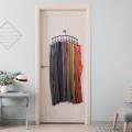 Stainless steel hangers Efficient Space-saving Windproof hamgers PVC waterproof 10 clips hangers for clothes for Home organization Travel accessories Dorm room essentials Wet weather drying Suitable. 