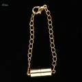 4x2 Pcs Jewelry Making Magnetic Hooks Lobster Clasps Necklace Extenders Chains. 