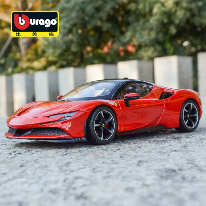 Bburago 1 24 Ferrari SF90 Stradale Sports Car Die Cast Vehicles Model Car Toys For Gift Collection Daraz .bd