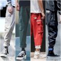 Men Multi-cket Harem p Pants Trousers Streetwear Sweatpants Hombre Male Casual Fashion Cargo Pants Men.