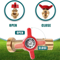 275-330 Gallon IBC Tote Tank Adapter, Ibc Tote Fittings, S60 X 6 Coarse Thread + Garden Hose Valve Faucet. 