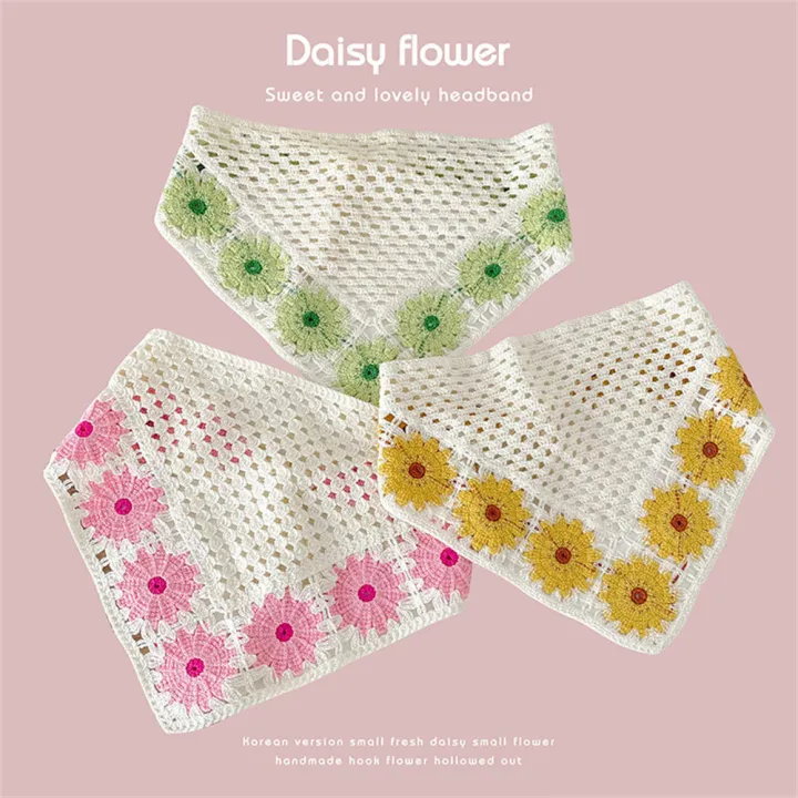 Sweet%20Crochet%20headband%20Charming%20Strap%20Hollow%20Triangle%20headband%20Headscarf%20Knitted%20hair%20scarf%20for%20Fashion%20accessory%20Daily%20wear%20Spring/summer%20accessory%20Gift%20for%20girls%20Hair%20styling%20tool%20-%20Image%206