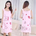 Bath dress Bath Gown bath towel Home Nightwear Microfiber Women Bathrobe. 