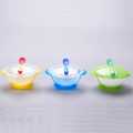 Baby Suction Feeding Bowl with Spoon Bowl 1 Set Multicolor. 