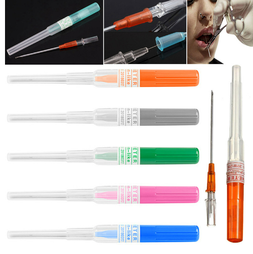 【Universal Car Parts Store】10pcs Piercing Needles I.V Catheter Cannula Sterile Piercing Needles 14G 16G 18G 20G 22G Ear Lipo Belly  Piercing Tools