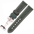 Premium Breathable Genuine Leather Watchbands 20mm 22mm 24mm SmaGood productrt Watch Strap Brown Coffee Black Green Cowhide Band Accessories. 