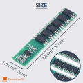 1S 12A BMS For 18650 3.7V lithium battery protection board 6MOS 15A BMS.