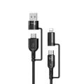 MCDODO 4 in 1 60W PD USB/Type-C/ Lightning Fast Charging Cable Multi-Function Fast Charger For iphone 12 Huawei Xiaomi Tablets.
