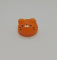 Tiger Face Shape Orange Squishy. 