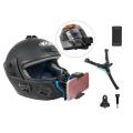 Helmet Chin Mobile Mount with Phone holder Motorcycle Helmet Stand for Action Camera and Phone.