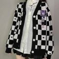 Sanrio Y2k Cinnamoroll Kawaii Cardigan Women Kuromi Melody Korean Fashion Sweater Female Preppy Style Long Knit Top Clothes 2023. 