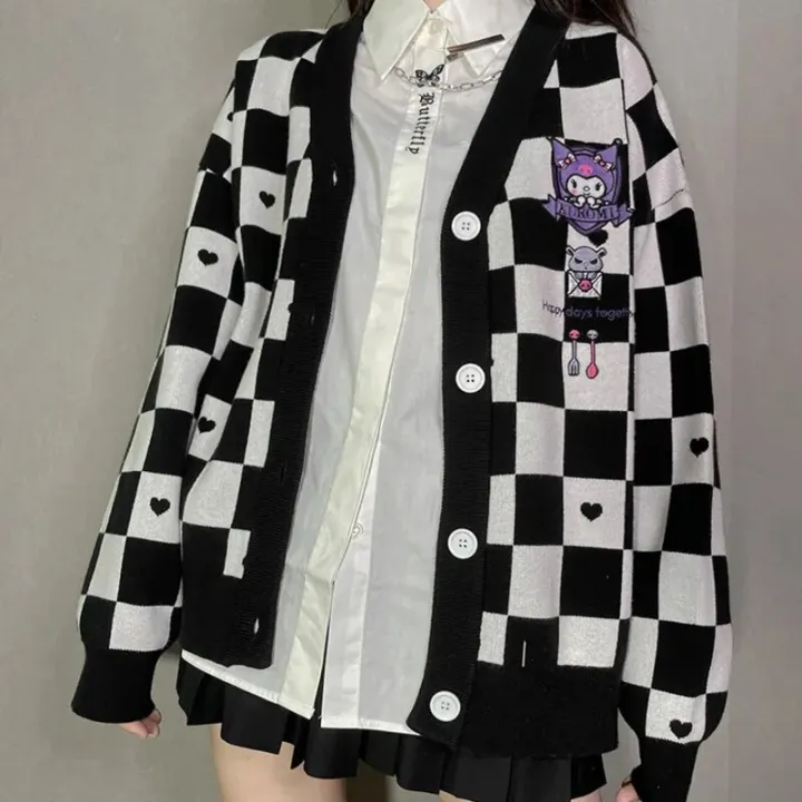 Sanrio%20Y2k%20Cinnamoroll%20Kawaii%20Cardigan%20Women%20Kuromi%20Melody%20Korean%20Fashion%20Sweater%20Female%20Preppy%20Style%20Long%20Knit%20Top%20Clothes%202023%20-%20Image%206