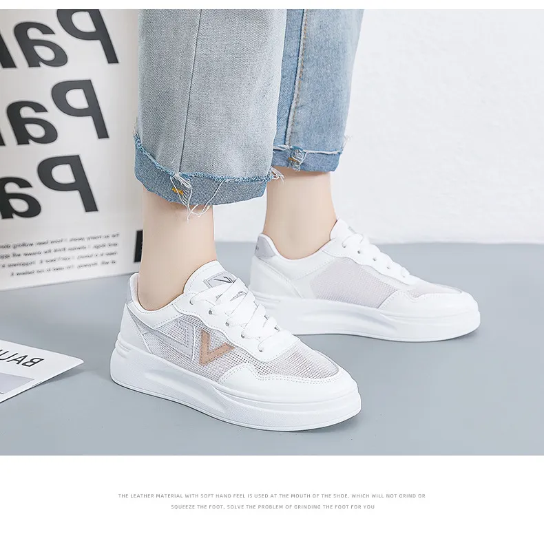 Little White Shoes Women's 2024 New Spring and Summer Thin Girls