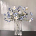 Artificial Gesang Flower Single Branch 4 Fork Cosmos Fake Flower Silk Flower Bouquet Living Room Wedding Home Decoration.