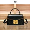 BANEVANF PRINCESS BANI SPRING 2024 NEW RHOMBIC CHAIN WOMEN'S BAG LOCK TOTE BAG SHOULDER CROSSBODY BAG. 