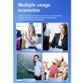 Wireless Lavalier Microphone Mini Portable Lapel Mic Dual-Channel Audio Video Voice Recording LCD for iPhone Android Live Stream.