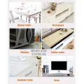 Clear Plastic Table Cover, Clear Table Cover 2 mm PVC Tablecloth Waterproof Soft Glass Transparent Table Cover Transparent Table Film (Width : 120cm or 48 inch & Length : 120cm or 24 inch ).