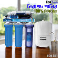 Eco-Fresh ECO-501 Reverse Osmosis 5-Stage Water Purifier. 