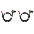 2X Treadmill Speed Sensor Cable 3 Pin Light Sensor Tachometer Magnetic Induction Speed Sensor for Treadmill Spare Parts. 