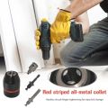 Metal Drill Chuck SDS Shank 1.5-13mm Keyless Electric Drill Chuck Quick Change Converter Mini Keyless Drill Chuck Hardware Tools.