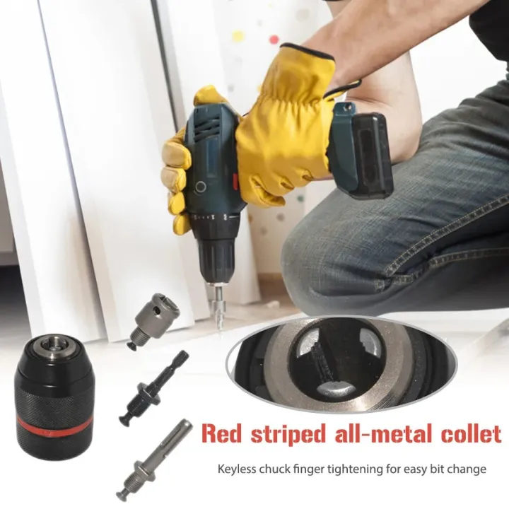 Metal%20Drill%20Chuck%20SDS%20Shank%201.5-13mm%20Keyless%20Electric%20Drill%20Chuck%20Quick%20Change%20Converter%20Mini%20Keyless%20Drill%20Chuck%20Hardware%20Tools%20-%20Image%203