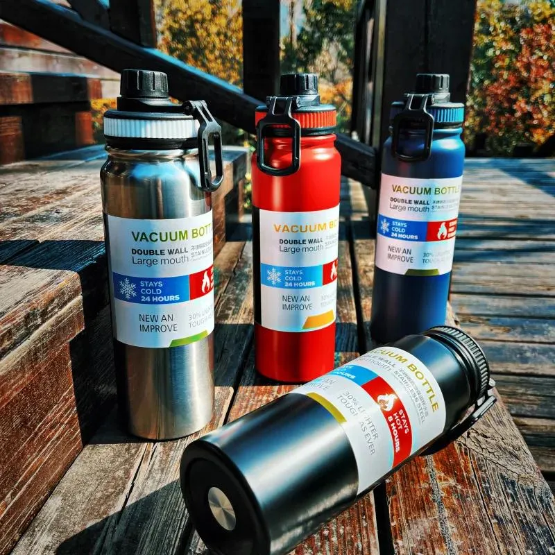 Thermal 800Ml Double Wall Stainless Steel Vacuum Sports Water Bottle ...