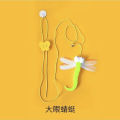 Self-healing elastic cat toy feather bell.