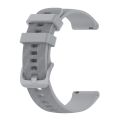 For Garmin Vivomove Style 20mm Carbon Fiber Striped Silicone Watch Band. 