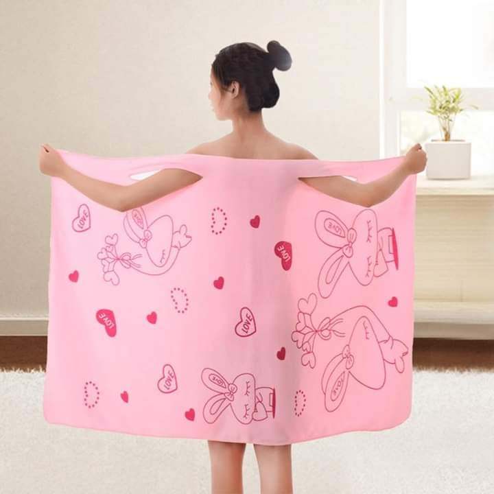 Bathroom%20Women%20Bath%20Towels%20Wearable%20Towel%20Dress%20Beach%20%20Adults%20Bath%20Gown%20SPA%20Sling%20Robes%20%20Home%20Nightwear%20Microfiber%20Women%20Bathrobe%20Bath%20Towel%20-%20Image%203
