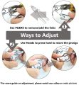 Benepaw Adjustable Prong Dog Training Collar Choke Pinch Collar With Comfort Tips For Medium Large Dogs German Shepherd Pitbull Silver. 