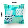 Teal Blue Cushion Cover 45x45 Geometry Pillowcase Nordic Decorative Sofa Cushions Throw Pillows Cover Home Decor Polyester.