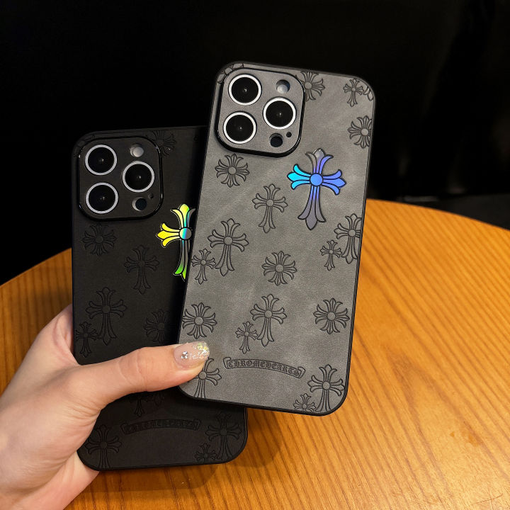Fashion%20Brands%20luxurious%20Chrome%20Hearts%20Cases%20iPhone15promax%201413%2012%2011%20Pro%20Max%20Cases%20XS%20MAX%20XR%208%20plus%207PLUS%20Silicone%20Soft%20Shell%20Cover%20-%20Image%204
