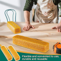 4-Piece Sandpaper Cleaning Rod Set,8-Inch Long Abrasive Cleaning Rod Suitable for Dirt, Debris,Cleaning Sanding Machines Durable Easy to Use Yellow. 