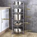 Super Pot Stand 5-Layer Kitchen Pot Organizer - Efficient Organizer for Kitchen Cookware - Pot Stand. 