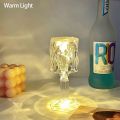Led Diamond Table Lamp Rechargeable Night Lights Crystal Projection Desk Lamps Home Acrylic Xmas Decor Lighting Fixtures Gift. 