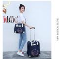 Child and Mother Suit Portable Trolley Travel Bag Trolley Bag Female Korean Style Lightweight and Large Capacity Short Distance Trolley Bag Luggage Bag. 