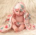 Yfashion 10 Inch ulation Doll Durable Vinyl Reborn Doll Baby oy Height:Closed-eye irl. 