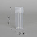 20Pcs 5ml Plastic Bottle Vials Medicine Pill Liquid Powder  Storage Container. 