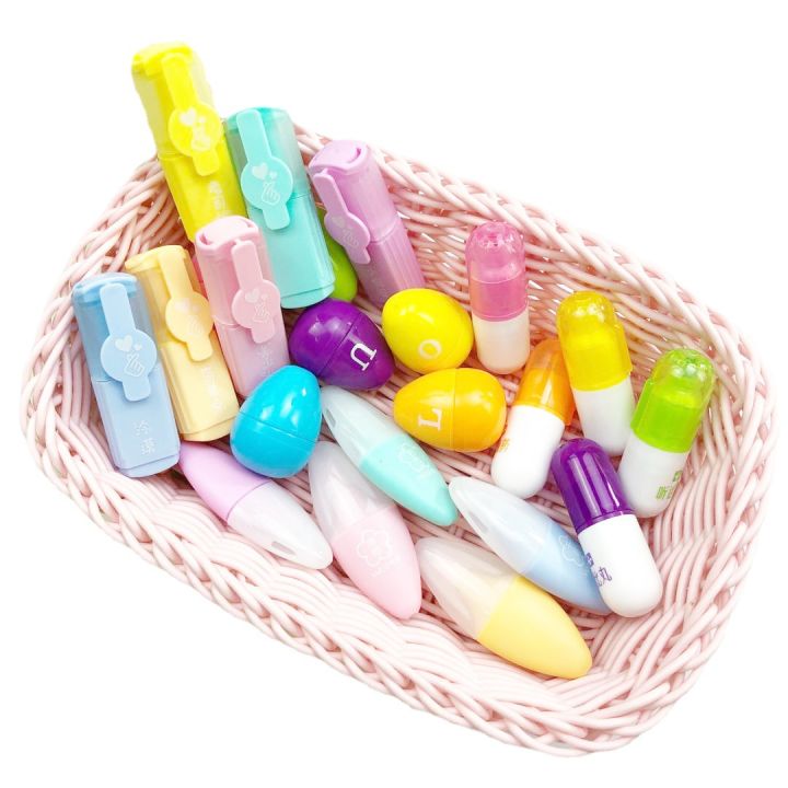 Student%20Morandi%20Boxed%20Mini%20Fluorescent%20Pen%20Kindergarten%20Primary%20School%20Cute%20Final%20Prize%20Cartoon%20Marking%20Pen%20-%20Image%205