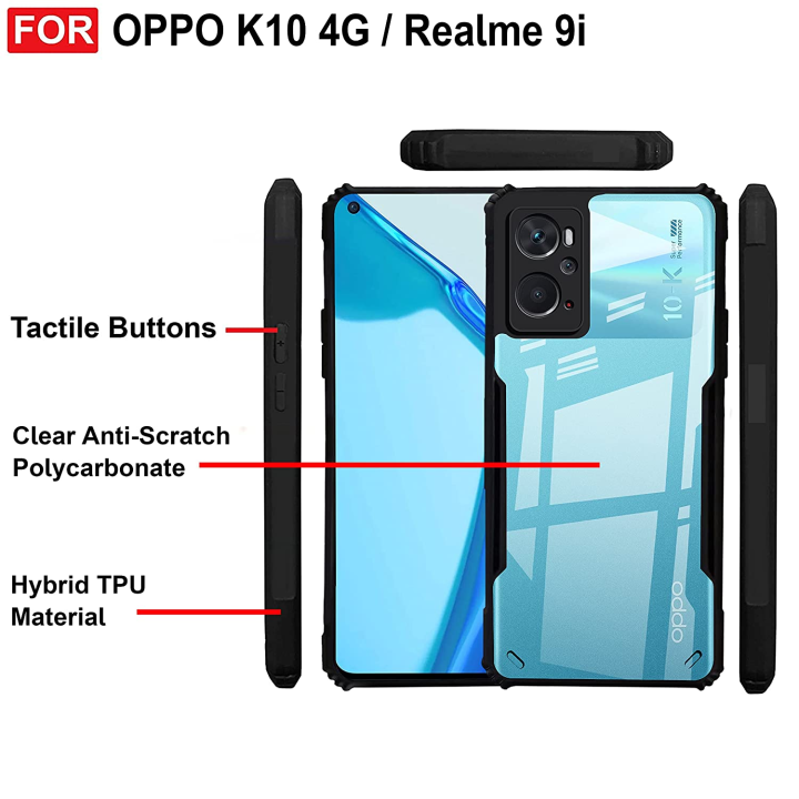 For%20Oppo%20A76/%20Oppo%20K10/%20Oppo%20A36%20Mobile%20Cover%20Edge-Reinforced%20Shockproof%20Cushion%20Back%20Clear%20Hybrid%20Transparent%20Hard%20Cover%20Casing%20-%20Image%205