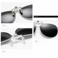 Polarized Sunglasses Lens clip on glasses Night Vision Yellow Aviation Metail Frame Women Men Sun Glasses with Clips Unise-x Clip. 