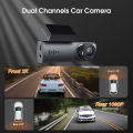Dashcam 4K Dash Cam Black Box DVR Car Video Recorder 1080P Front And Rear 2k Automotive Car Camera WiFi Night Vision 24h Parking. 