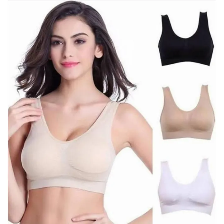 Comfortable%20Air%20Bra-Free%20Size-1%20Pcs%20Women's%20Wireless%20Bra%20Unisex%20Breathable%20Underwear%20Soft%20Fabric%20-%20Image%202